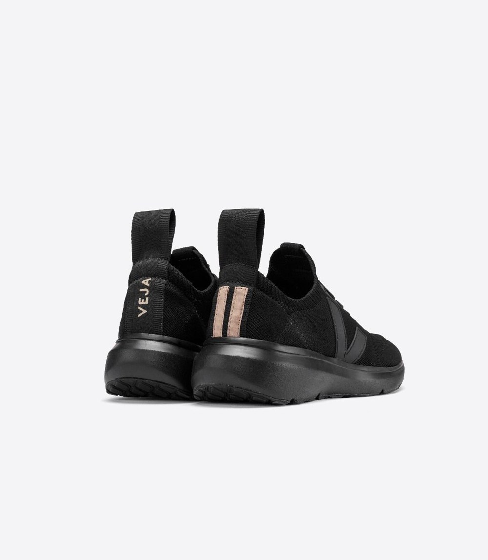 Veja Sneakers Mens - V-knit X Rick Owens - Black - 2150UJPFG